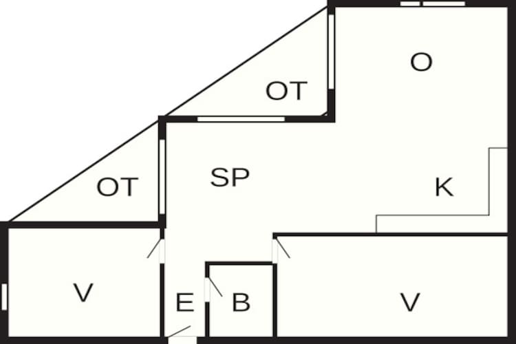Kustsereniteit in Jaegerspris-By Traum-Plattegrond