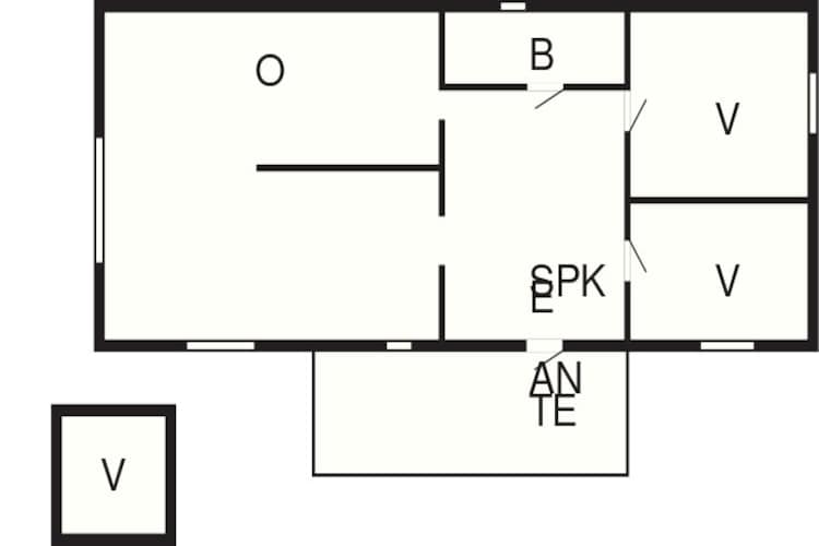 Gemutliches Ferienhaus in Gesunda-By Traum-Grundriss