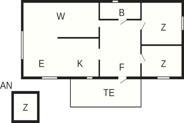 Gezellig huisje in Gesunda-By Traum - Plattegrond