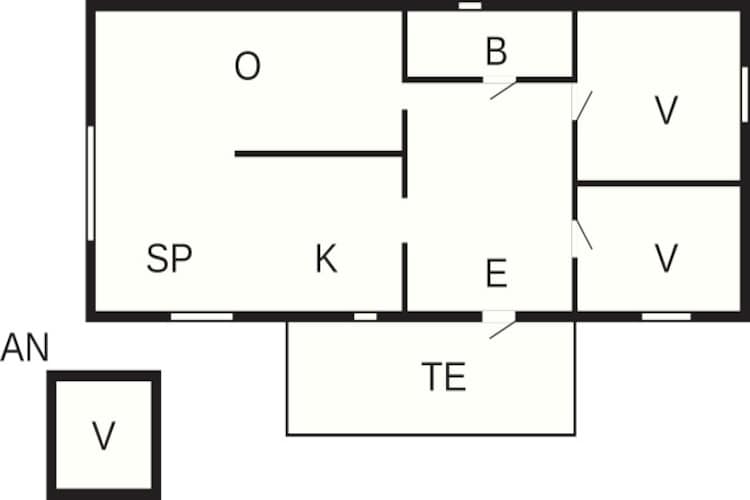Gemutliches Ferienhaus in Gesunda-By Traum - Grundriss