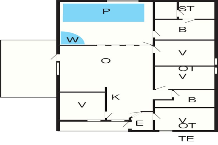 10 persoons vakantie huis in Juelsminde-Plattegrond
