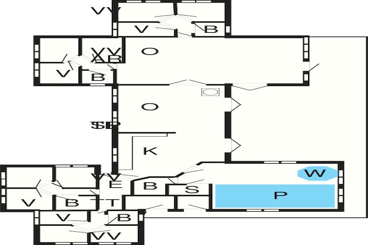 30 person holiday home in Nørre Nebel-Floor plan