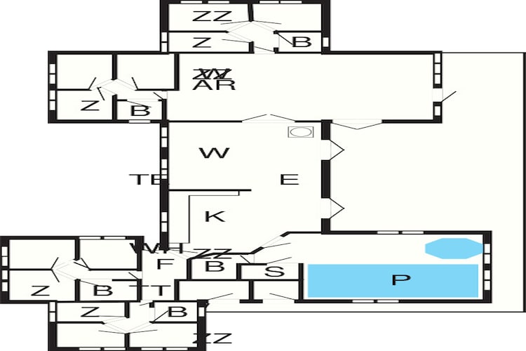 30 person holiday home in Nørre Nebel-Floor plan