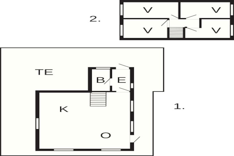 8 Personen Ferienhaus in Svelgen - Grundriss