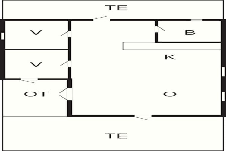 4 persoons vakantie huis in Skibby-Plattegrond
