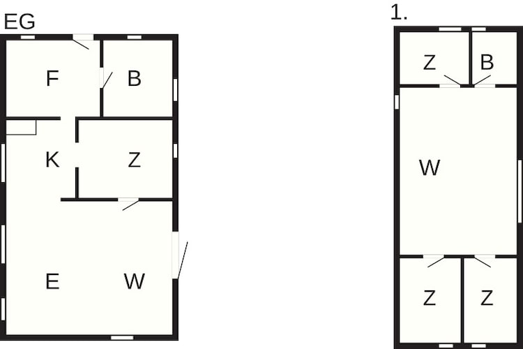 Maison de vacances pour 8 a Henne - Plan