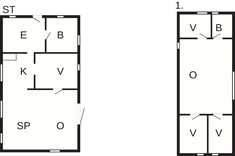 Maison de vacances pour 8 a Henne - Plan