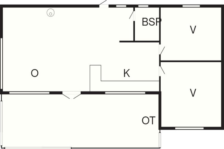 Maison de vacances pour 4 a Nakskov-Plan d'étage