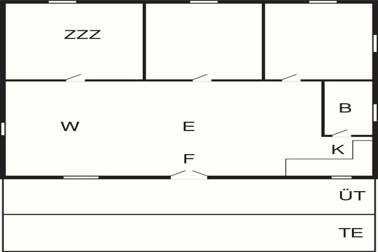 6 persoons vakantie huis in Fårvang-Plattegrond