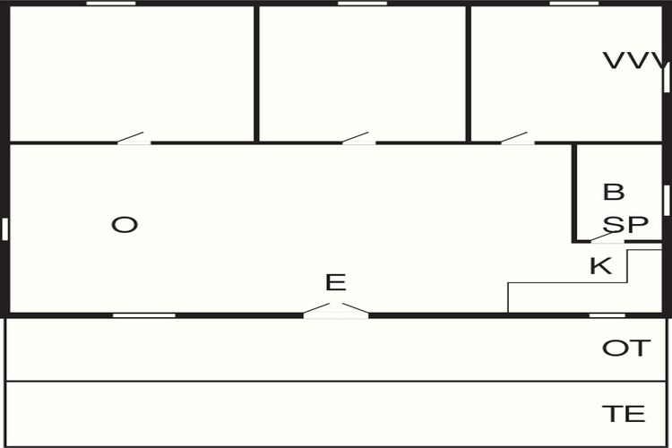 6 persoons vakantie huis in Fårvang-Plattegrond