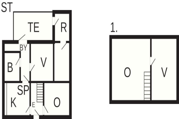 6 persoons vakantie huis in Bredebro - Plattegrond