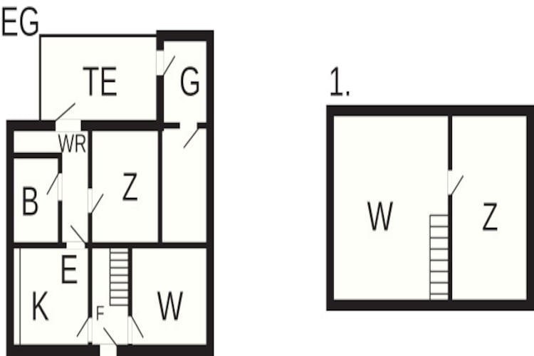 6 persoons vakantie huis in Bredebro - Plattegrond