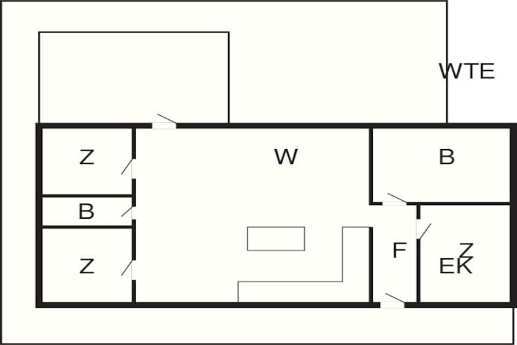 Rustige Oase in Arrild Ferieby-By Traum-Plattegrond