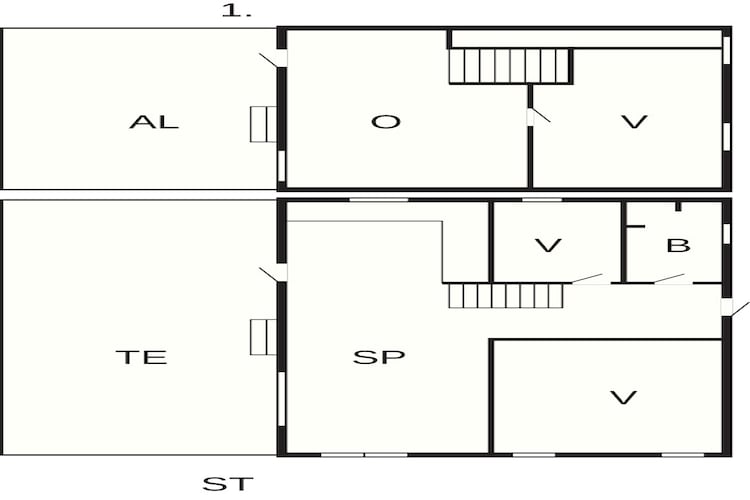 Kustsereniteit in Fjellerup-By Traum-Plattegrond