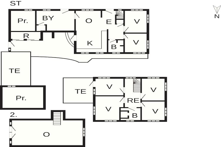 12 Personen Ferienhaus in Børkop-Grundriss