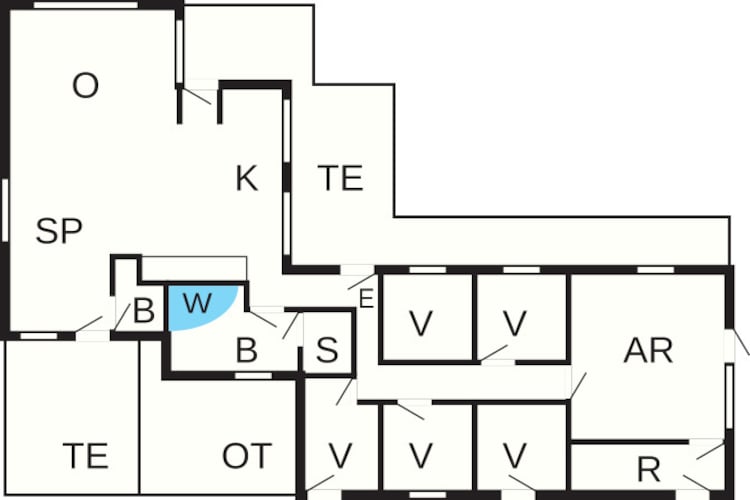 Luxe Duinen Toevluchtsoord-By Traum-Plattegrond