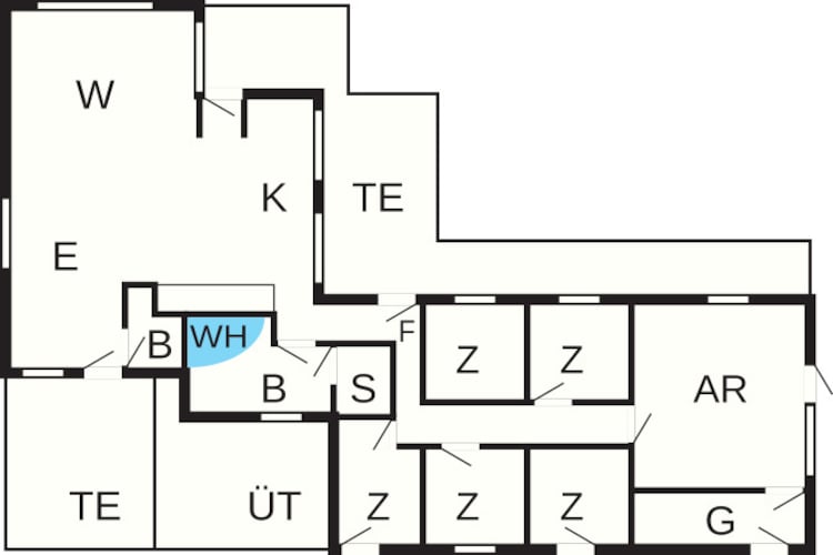 Luxe Duinen Toevluchtsoord-By Traum-Plattegrond