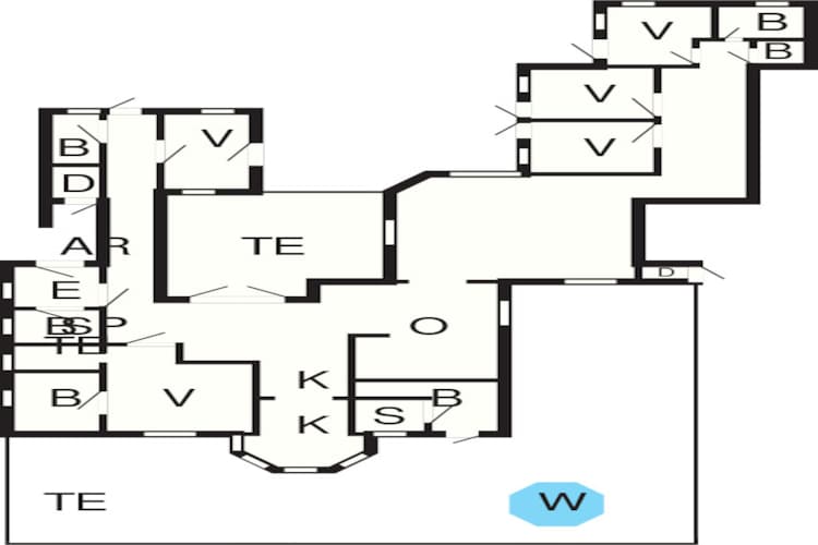 16 person holiday home in Væggerløse-Floor plan