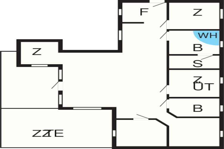 10 person holiday home in Sydals-Floor plan