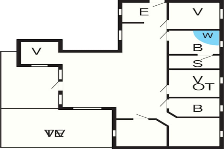 10 person holiday home in Sydals-Floor plan