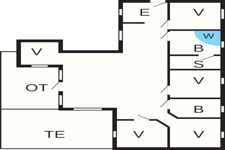 10 person holiday home in Sydals - Floor plan