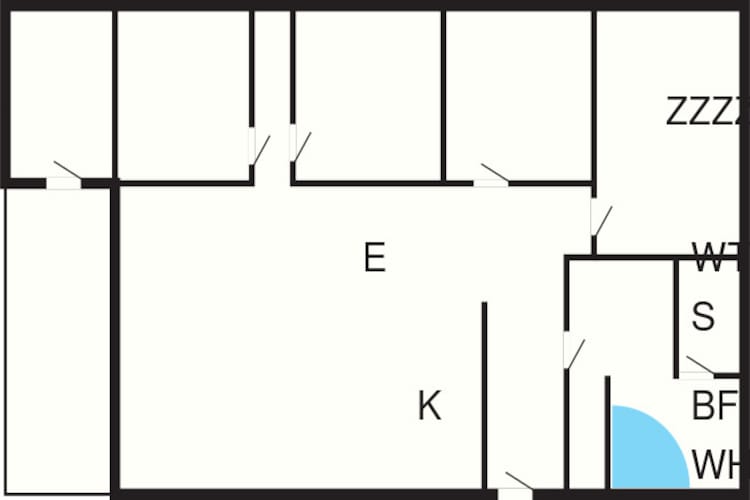 8 Personen Ferienhaus in Odder-Grundriss