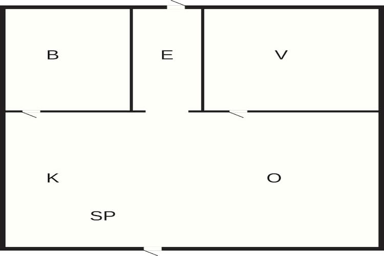 Kustcharme op Okno Island-By Traum-Plattegrond