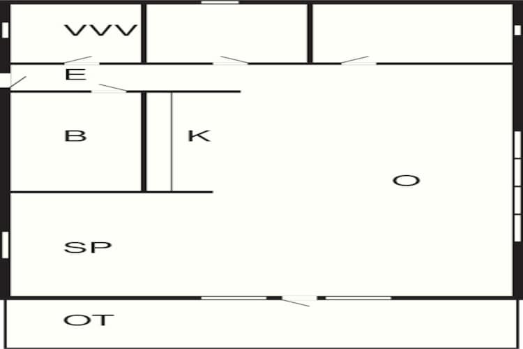 5 persoons vakantie huis in Jægerspris-Plattegrond
