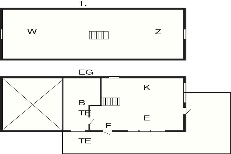 4 person holiday home in Veddige-Floor plan