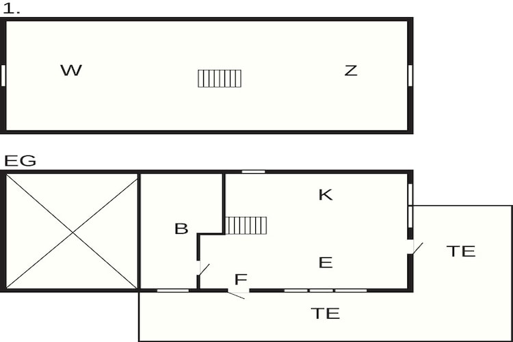 4 persoons vakantie huis in Veddige-Plattegrond