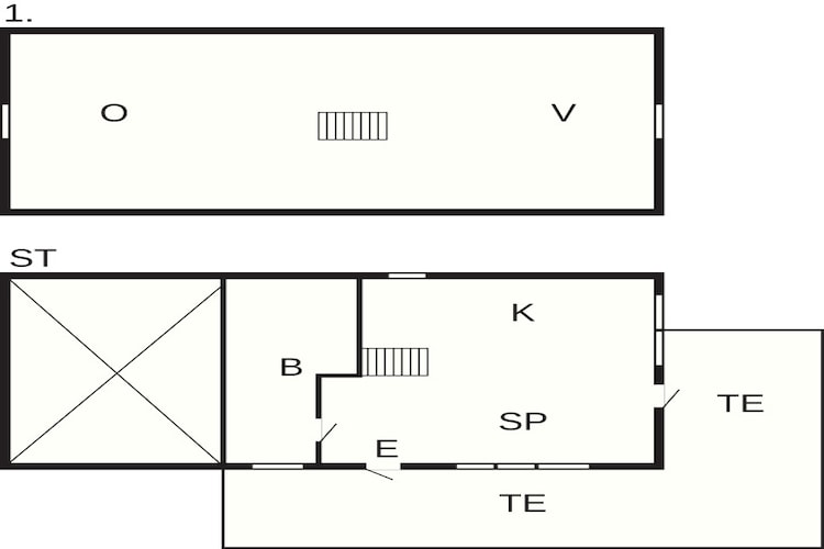 4 person holiday home in Veddige - Floor plan