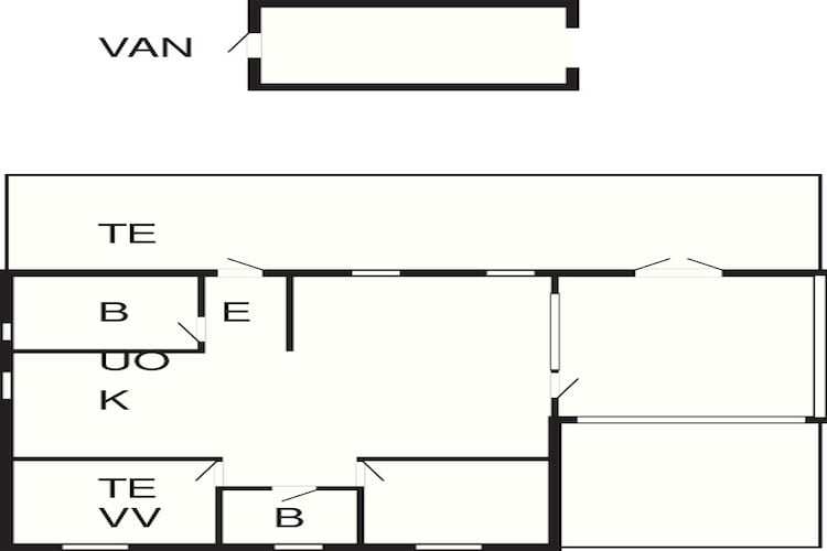 6 person holiday home in Storvorde-Floor plan
