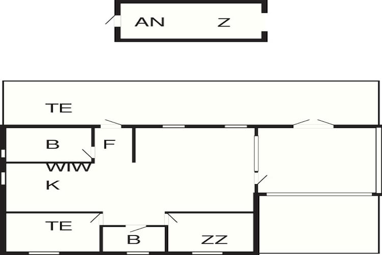 6 person holiday home in Storvorde-Floor plan