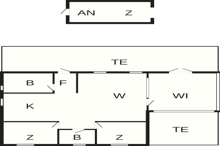 6 persoons vakantie huis in Storvorde - Plattegrond