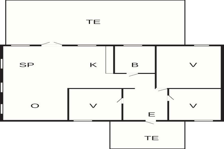Strandparadijs in Hardangerfjord-By Traum-Plattegrond