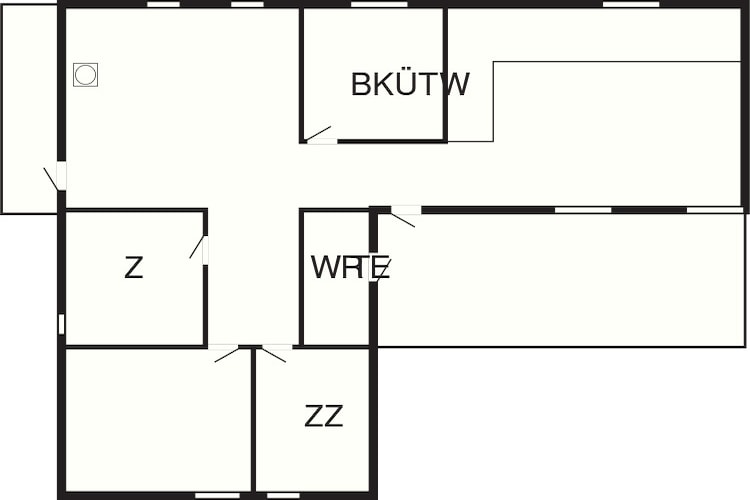7 person holiday home in Hadsund-Floor plan