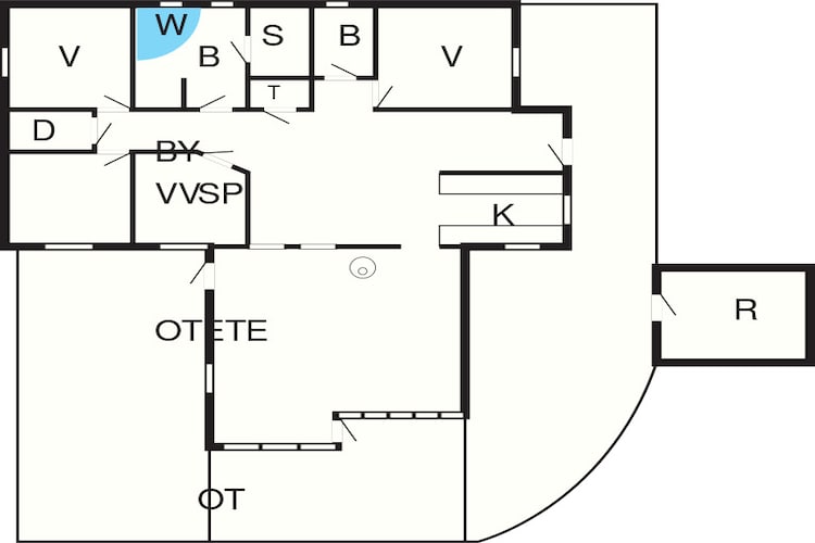8 persoons vakantie huis in Hadsund-Plattegrond