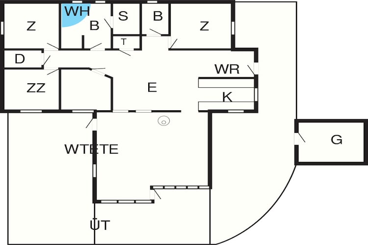 8 persoons vakantie huis in Hadsund-Plattegrond