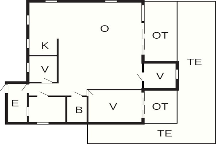 7 persoons vakantie huis in Svelgen-Plattegrond