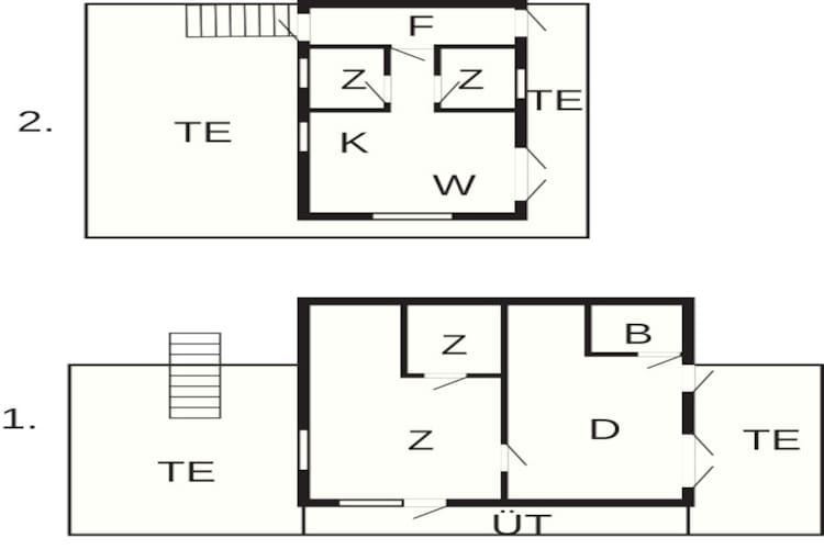Maison de vacances pour 6 a LINDÅS - Plan