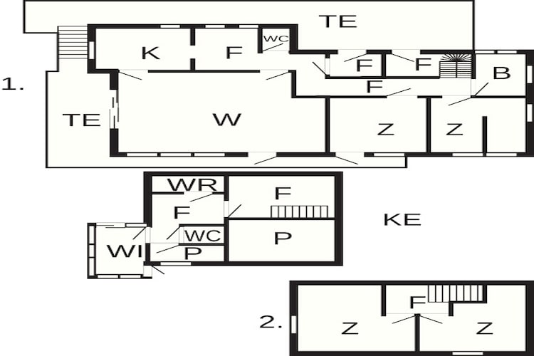8 Personen Ferienhaus in Austefjorden - Grundriss
