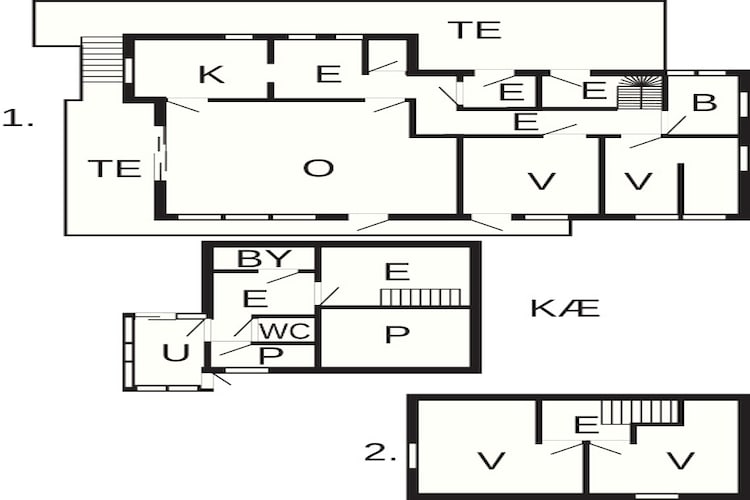8 Personen Ferienhaus in Austefjorden - Grundriss