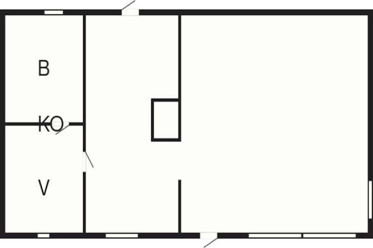 Maison de vacances pour 5 a TENHULT/JÖNKÖPING-Plan d'étage