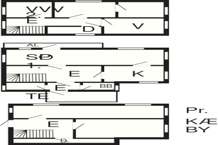8 person holiday home in Barmen-Floor plan