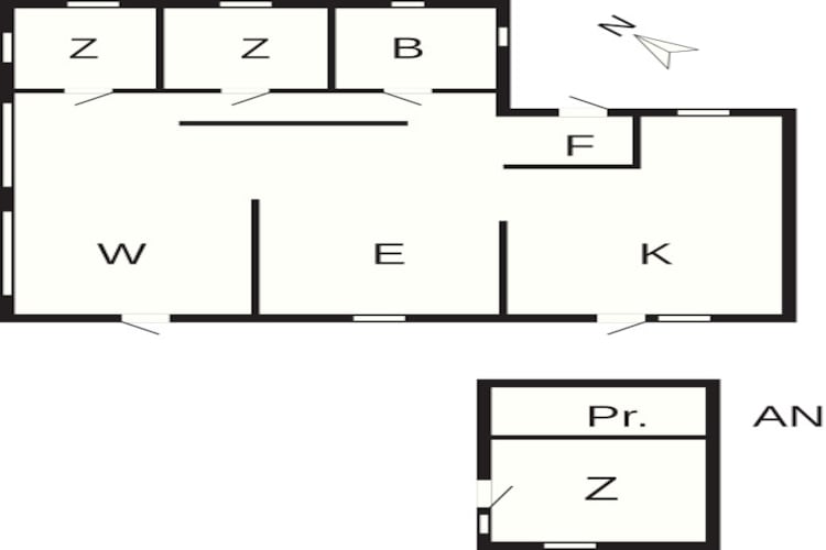 8 persoons vakantie huis in Holbæk-Plattegrond