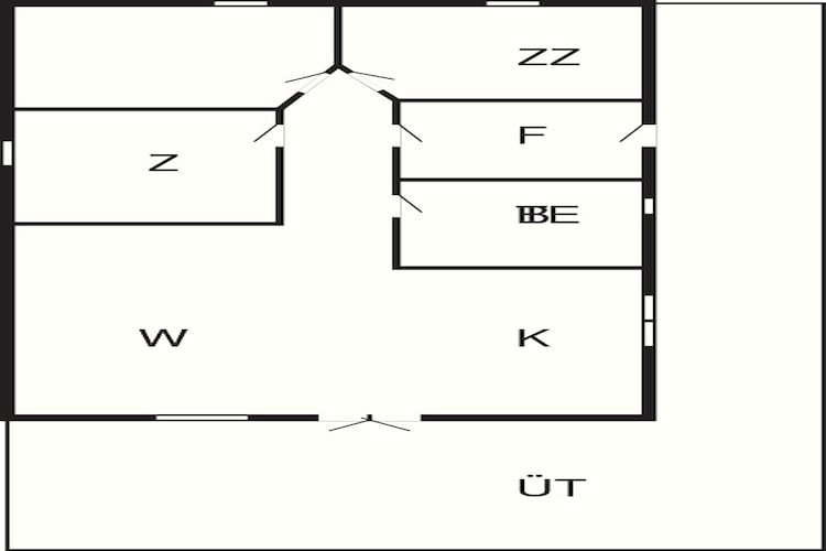 6 persoons vakantie huis in Læsø-Plattegrond