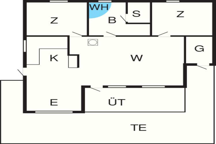 6 persoons vakantie huis in Ringkøbing-Plattegrond