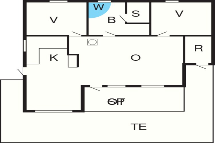 6 persoons vakantie huis in Ringkøbing-Plattegrond