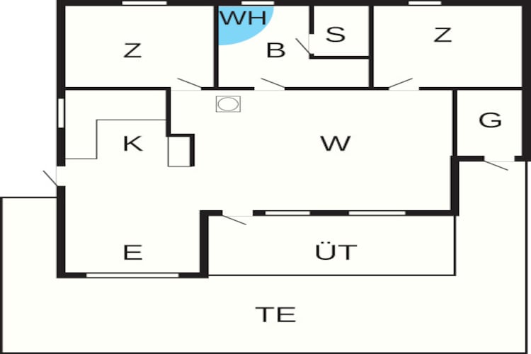 6 persoons vakantie huis in Ringkøbing-Plattegrond