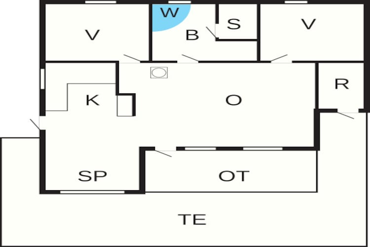 6 persoons vakantie huis in Ringkøbing-Plattegrond